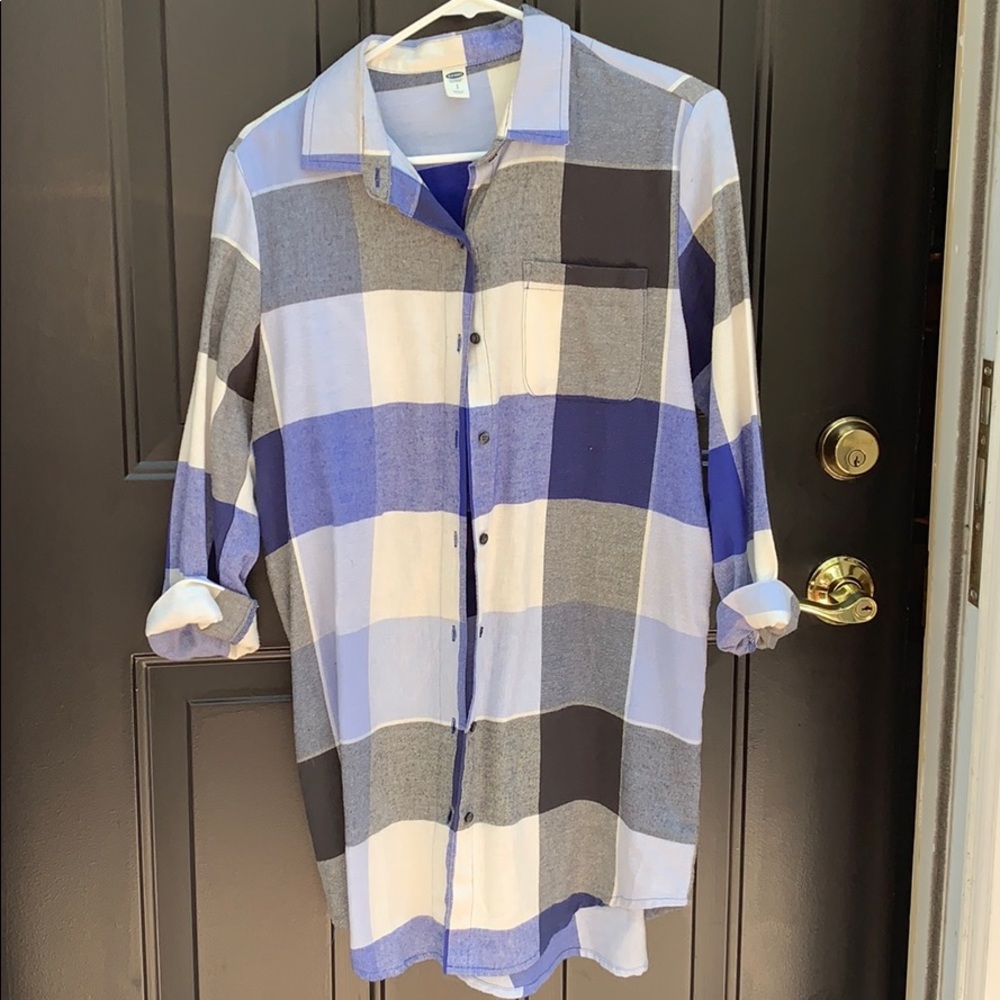 Plaid Tunic/Sweater Dress